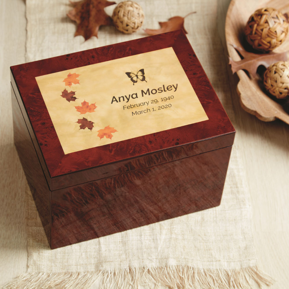 Autumn Leaves Memory Chest - Farris