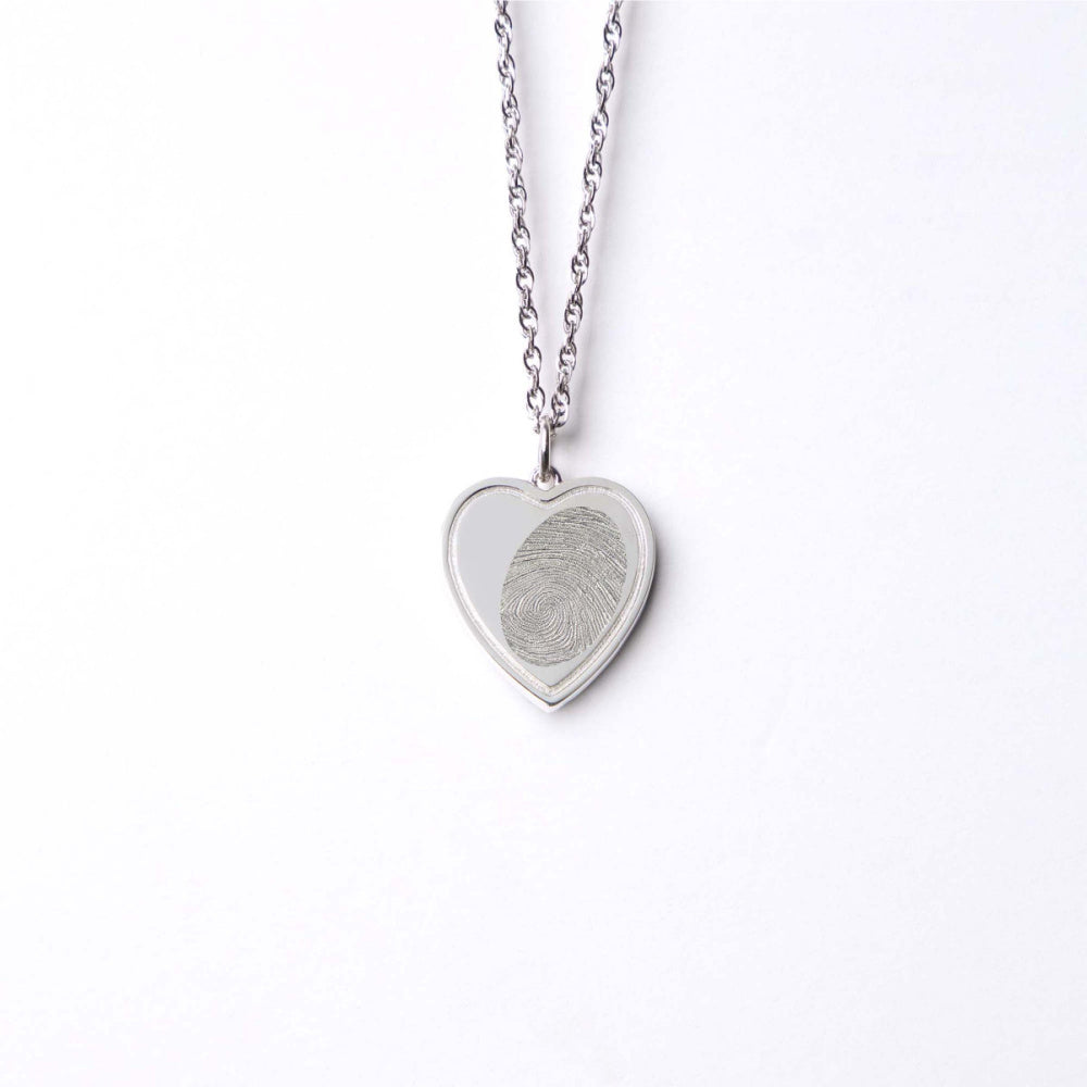 Heart Fingerprint Pendant - Farris