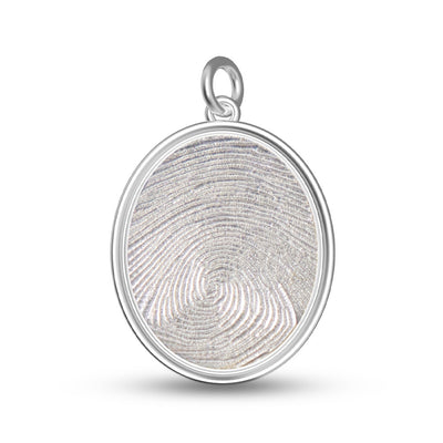 Oval Fingerprint Pendant - Farris